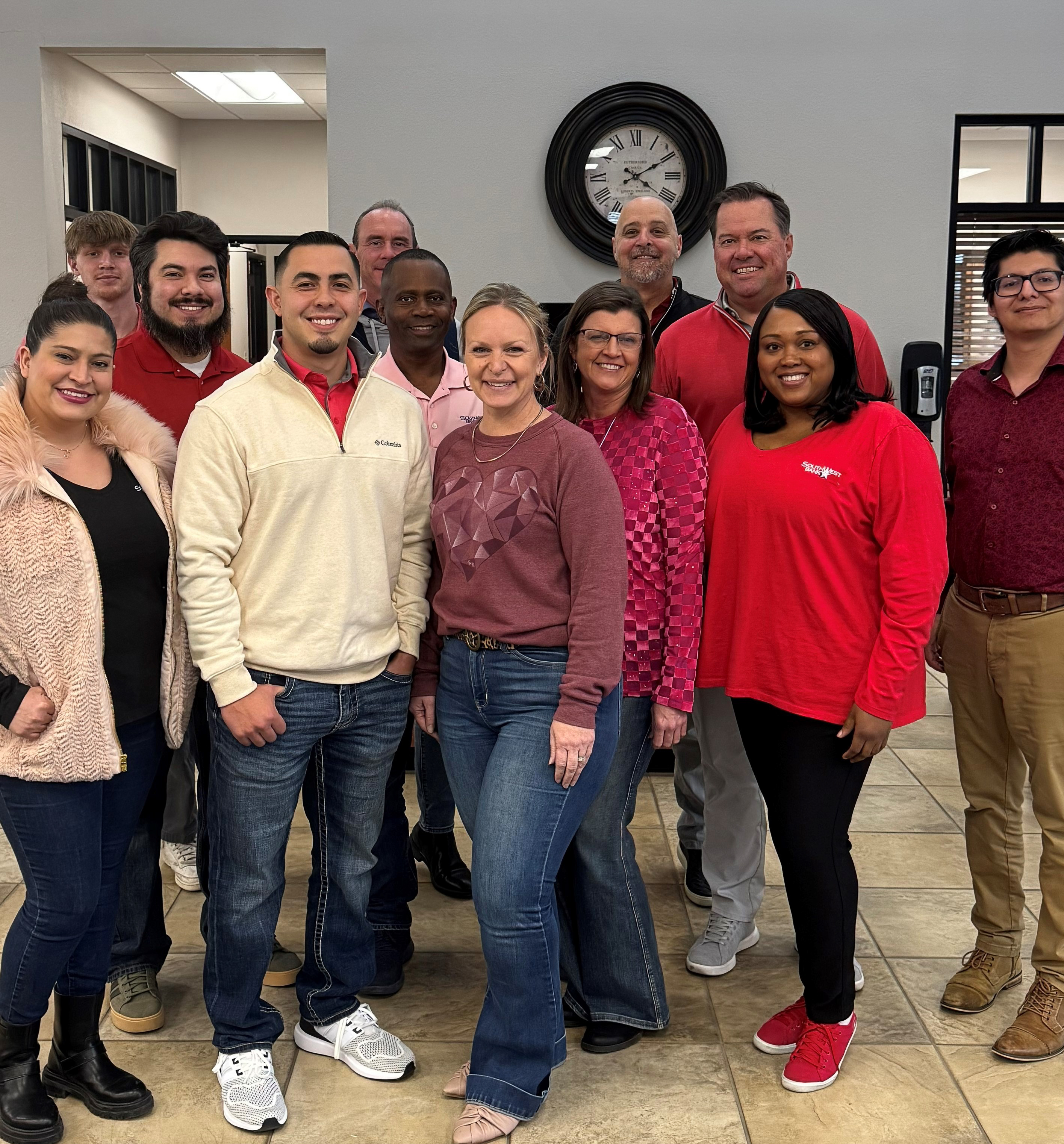Lubbock Team Valentine's Day Photo!